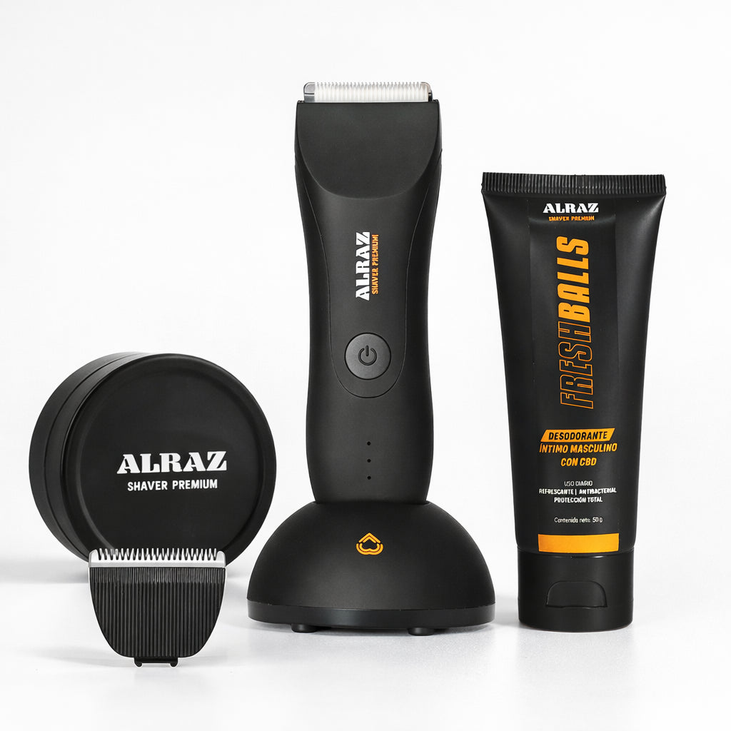 Combo súper premium: ALRAZ Shaver Premium 2.0 + Cabezal de repuesto + Desodorante